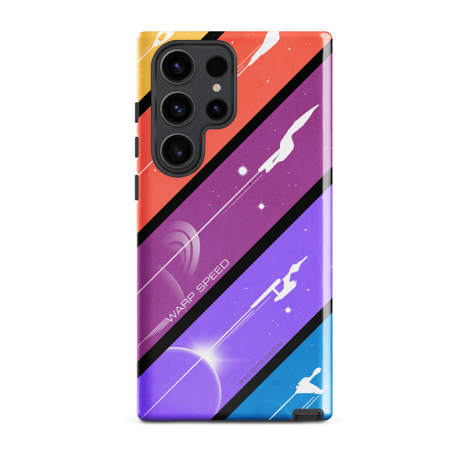 Star Trek Color Block Warp Speed Tough Phone Case - Samsung - Paramount Shop