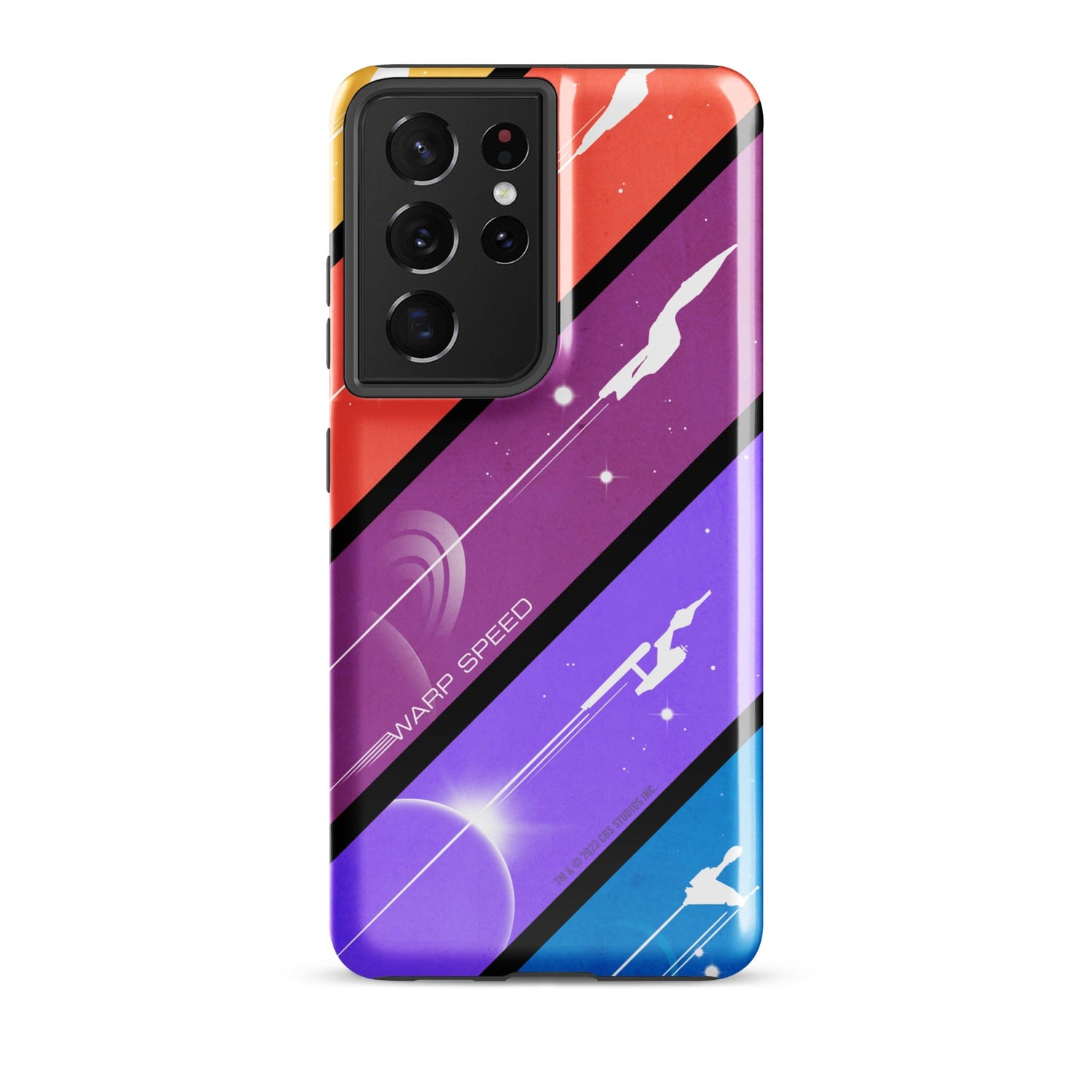 Star Trek Color Block Warp Speed Tough Phone Case - Samsung - Paramount Shop