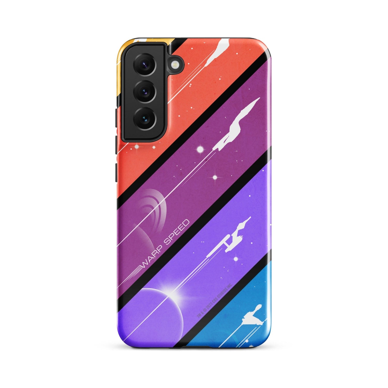 Star Trek Color Block Warp Speed Tough Phone Case - Samsung - Paramount Shop