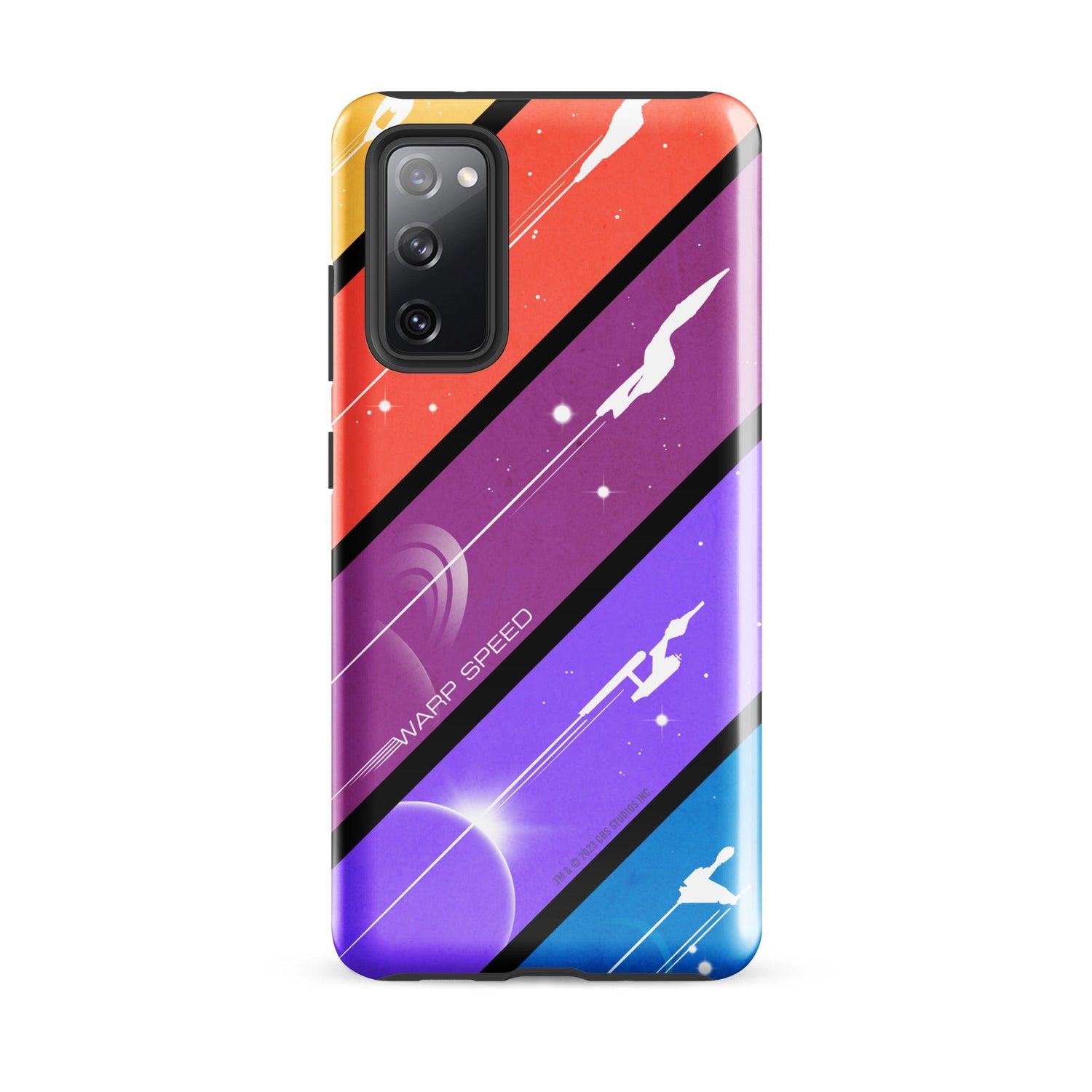 Star Trek Color Block Warp Speed Tough Phone Case - Samsung - Paramount Shop