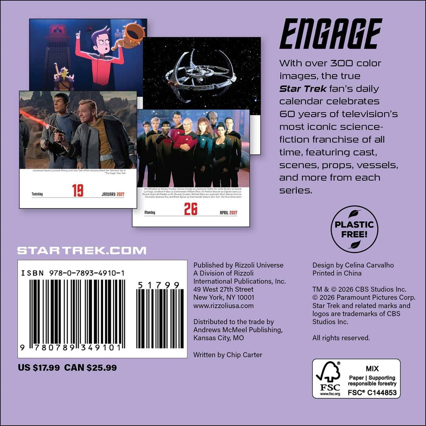 Star Trek Daily 2027 Day-to-Day Calendar - Paramount Shop