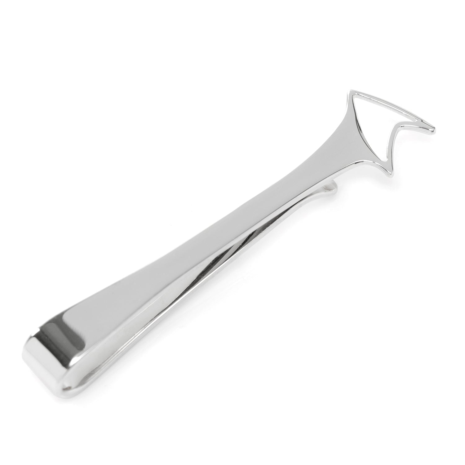 Star Trek Delta Shield Cutout Understated Curved Tie Bar - Paramount Shop
