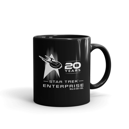 Star Trek: Enterprise 20th Anniversary White Mug - Paramount Shop