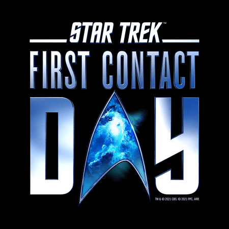Star Trek: First Contact Day Nebula Logo Adult Short Sleeve T - Shirt - Paramount Shop