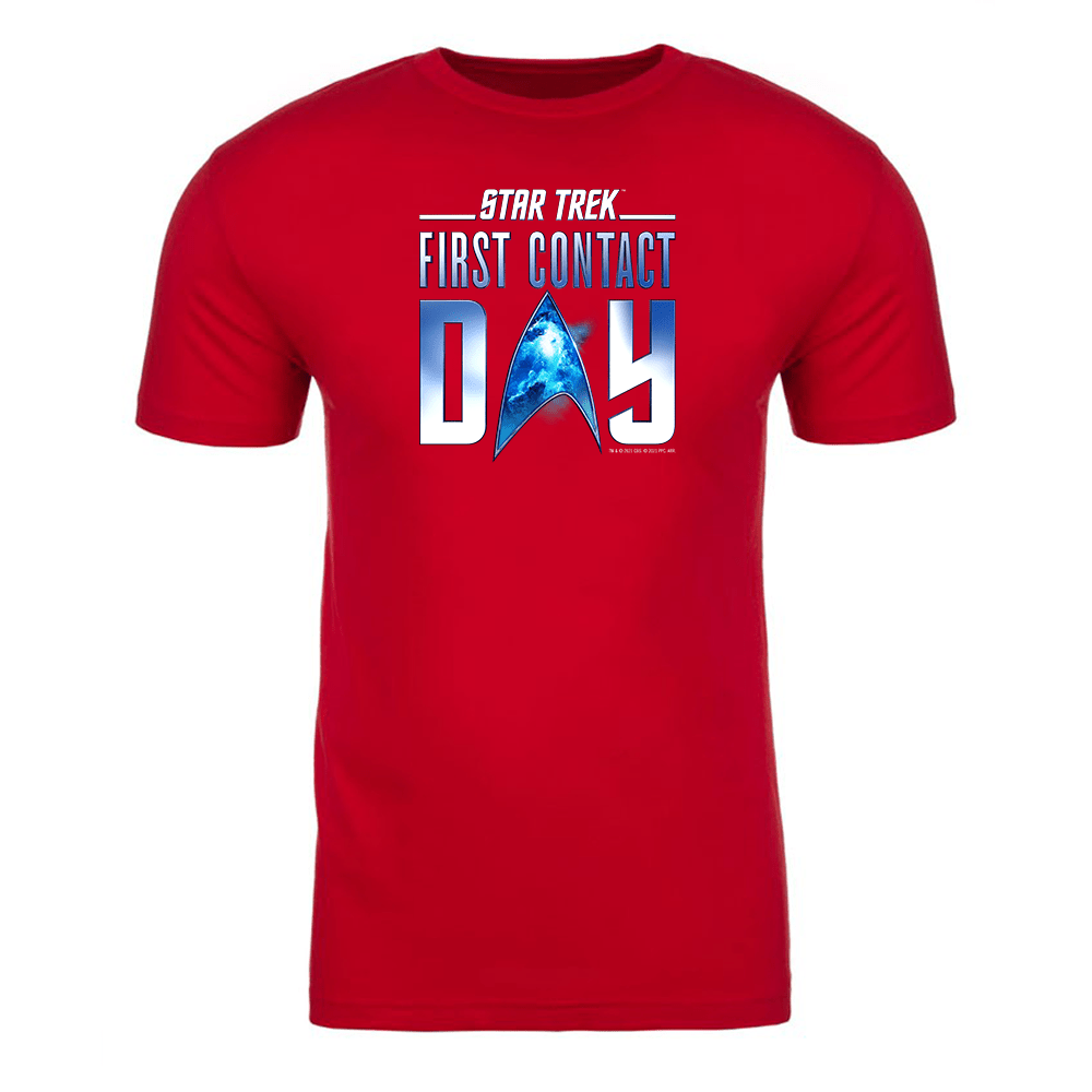 Star Trek: First Contact Day Nebula Logo Adult Short Sleeve T - Shirt - Paramount Shop