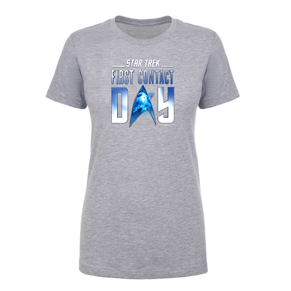 Star Trek: First Contact Day Nebula Logo Women's Short Sleeve T - Shirt - Paramount Shop