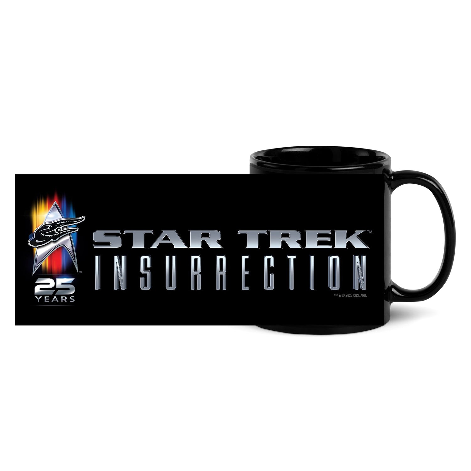 Star Trek IX: Insurrection 25th Anniversary Black Mug - Paramount Shop