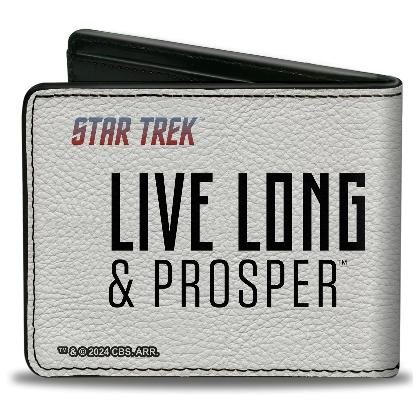 Star Trek Live Long & Prosper Vegan Leather Bi - Fold Wallet - Paramount Shop