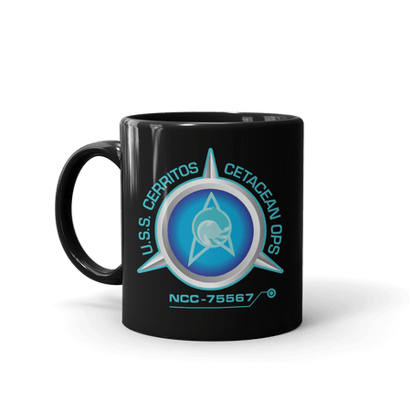 Star Trek: Lower Decks Cetacean Ops Delta Logo White Mug - Paramount Shop
