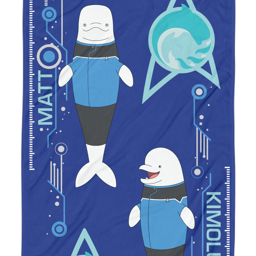 Star Trek: Lower Decks Matt & Kimolu Beach Towel - Paramount Shop