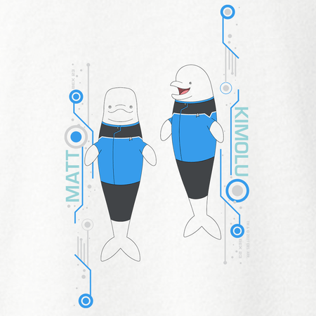Star Trek: Lower Decks Matt & Kimolu Fleece Crewneck Sweatshirt - Paramount Shop