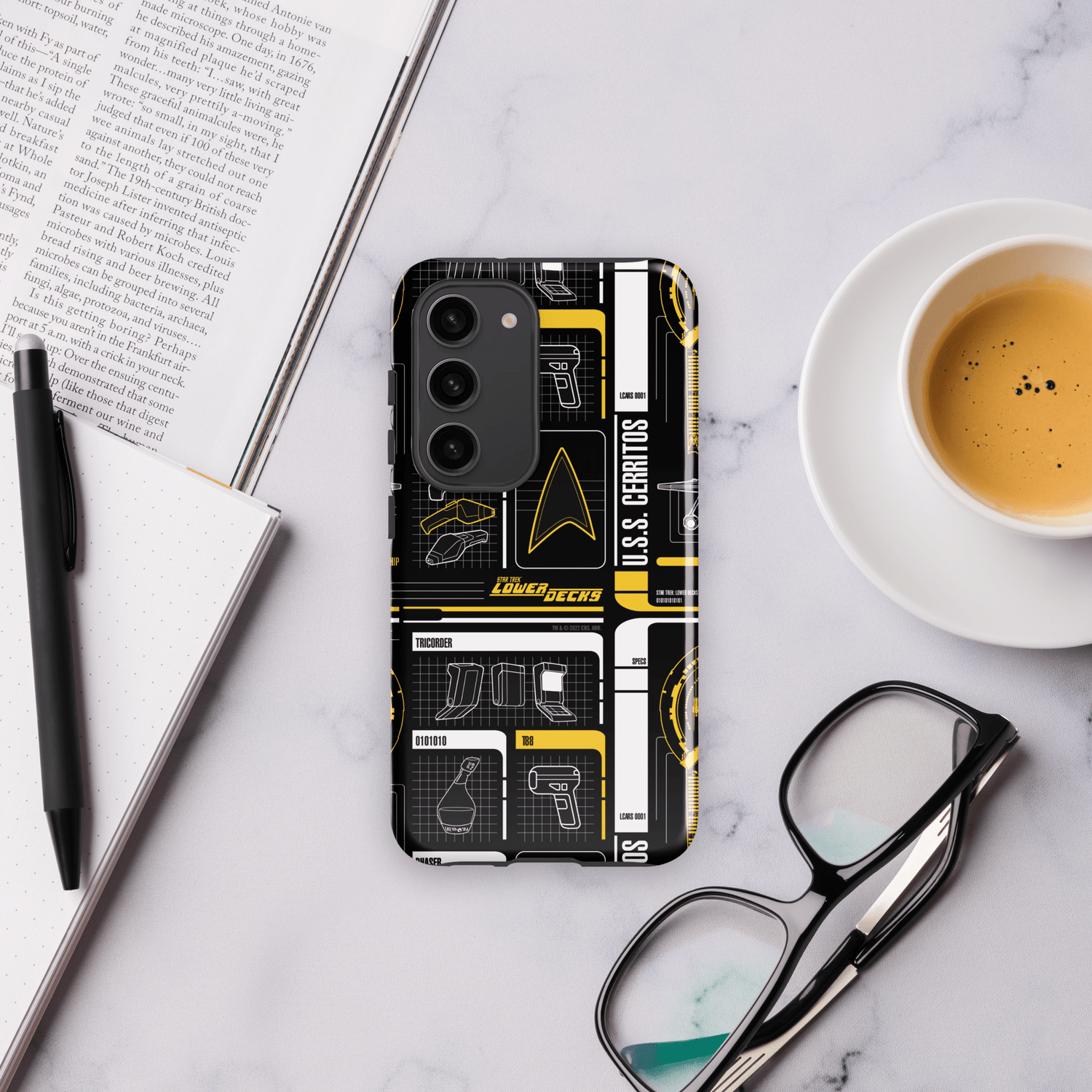 Star Trek: Lower Decks U.S.S Cerritos Pattern Tough Phone Case - Samsung - Paramount Shop