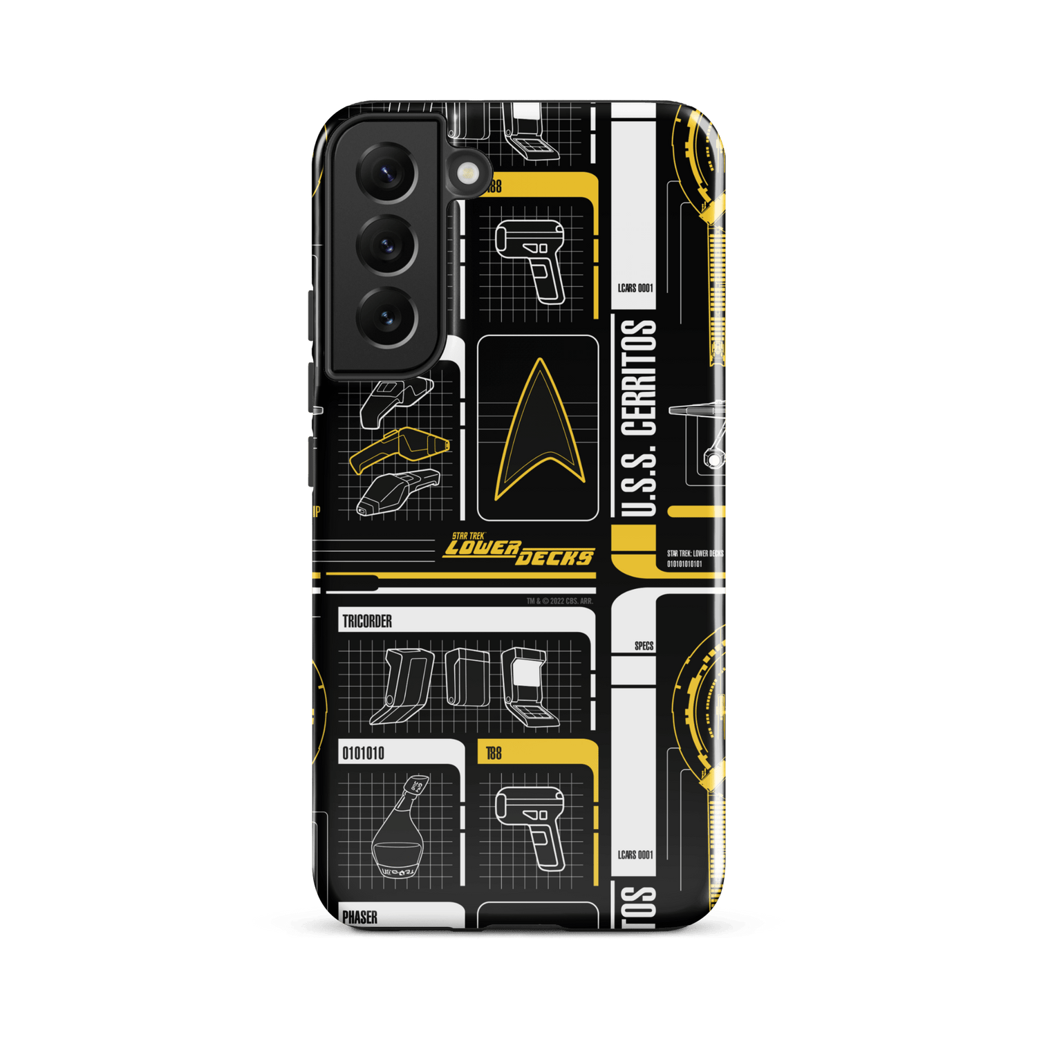 Star Trek: Lower Decks U.S.S Cerritos Pattern Tough Phone Case - Samsung - Paramount Shop