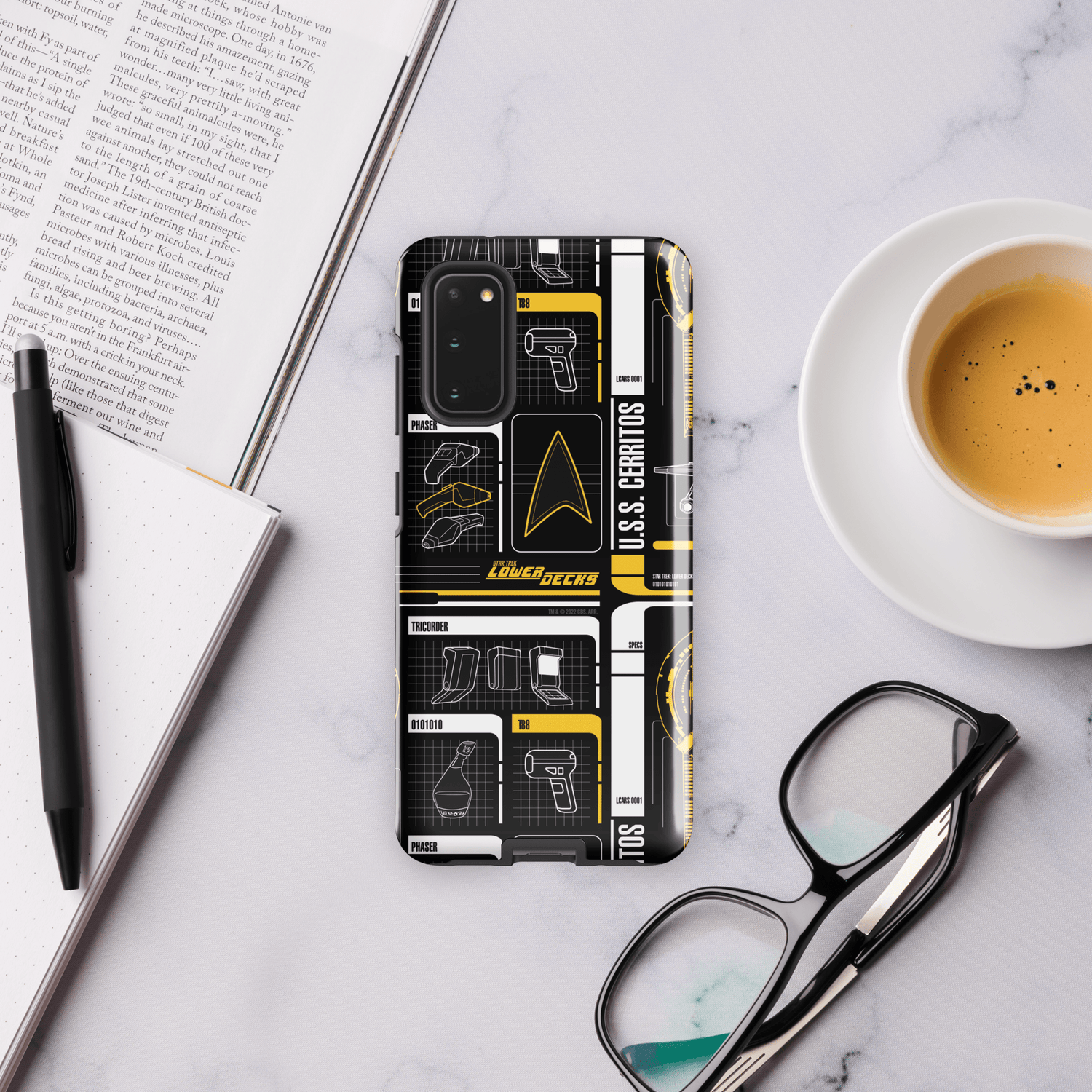 Star Trek: Lower Decks U.S.S Cerritos Pattern Tough Phone Case - Samsung - Paramount Shop