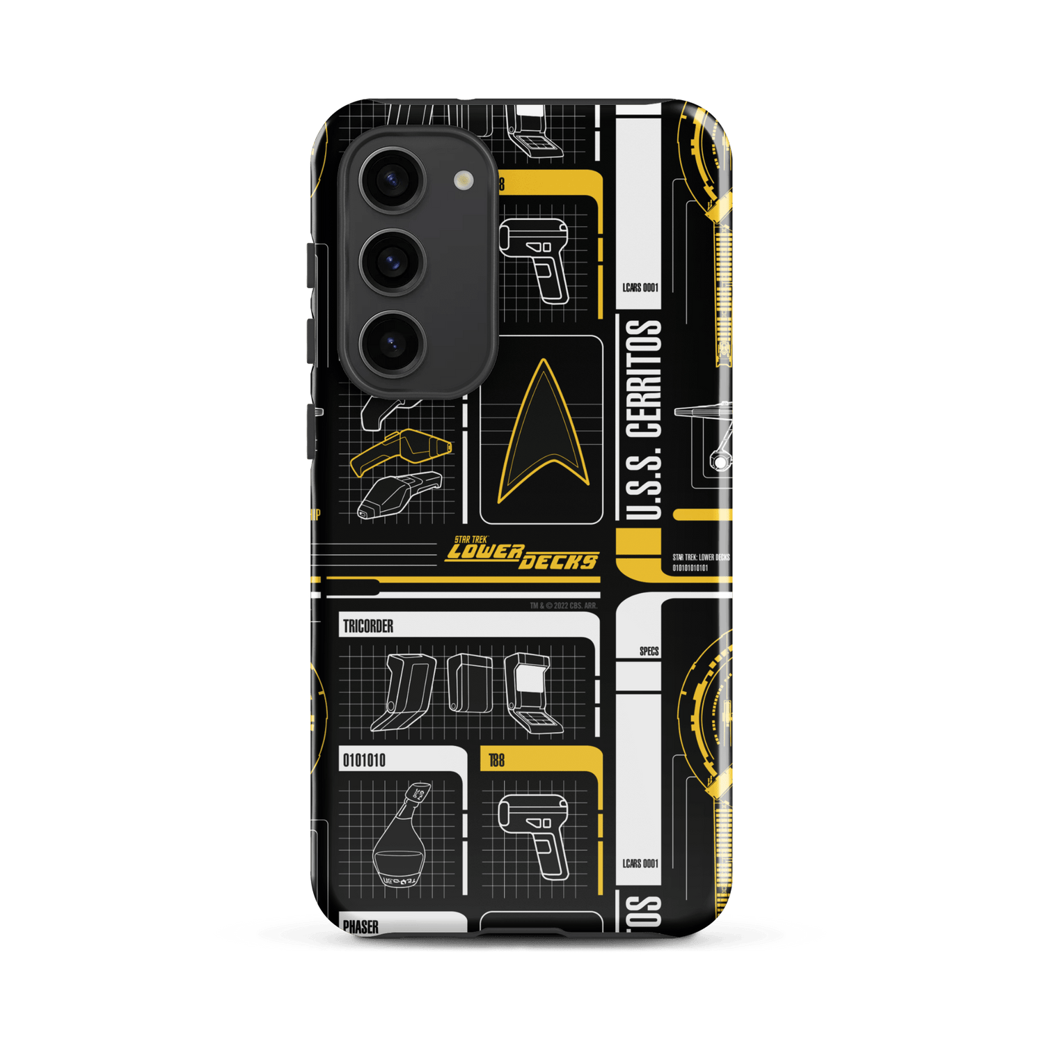 Star Trek: Lower Decks U.S.S Cerritos Pattern Tough Phone Case - Samsung - Paramount Shop
