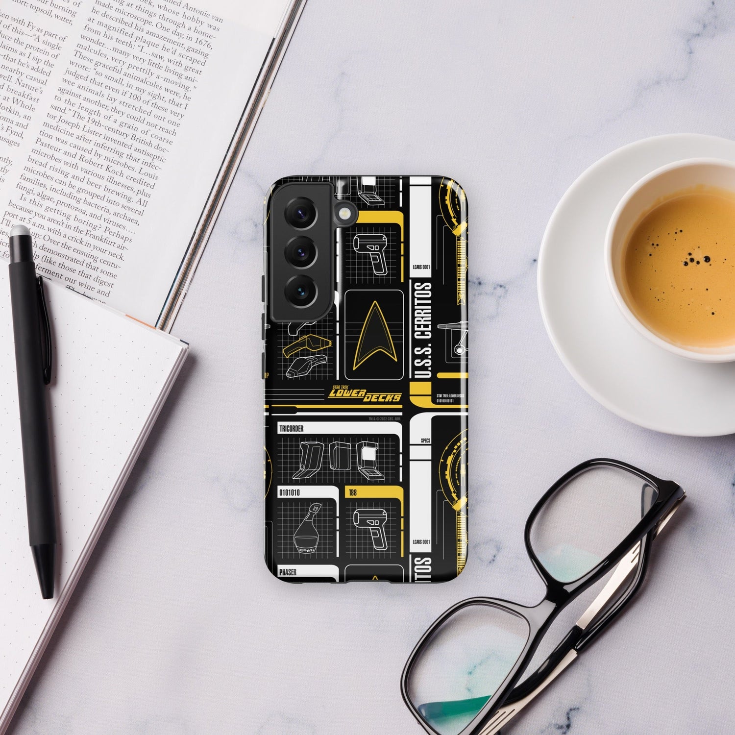 Star Trek: Lower Decks U.S.S Cerritos Pattern Tough Phone Case - Samsung - Paramount Shop