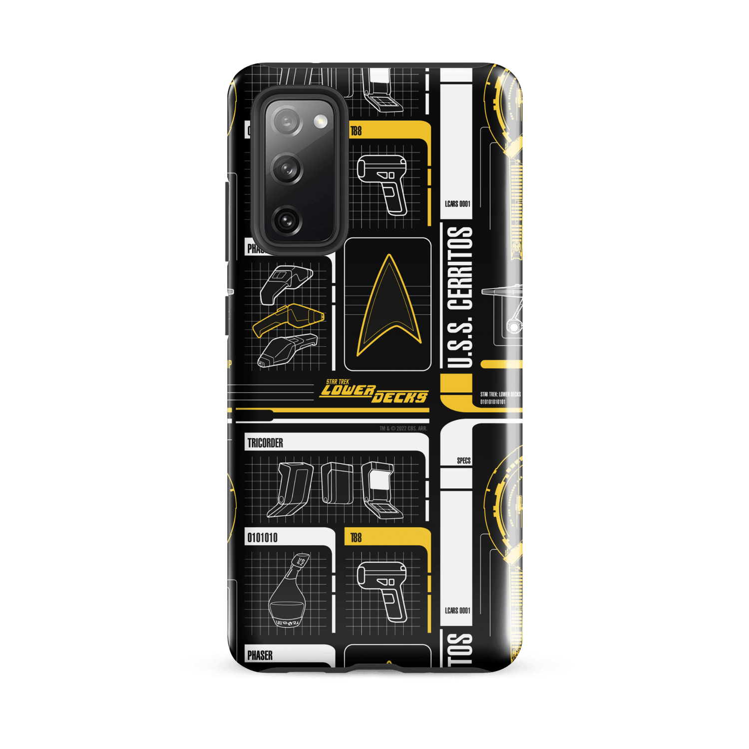 Star Trek: Lower Decks U.S.S Cerritos Pattern Tough Phone Case - Samsung - Paramount Shop