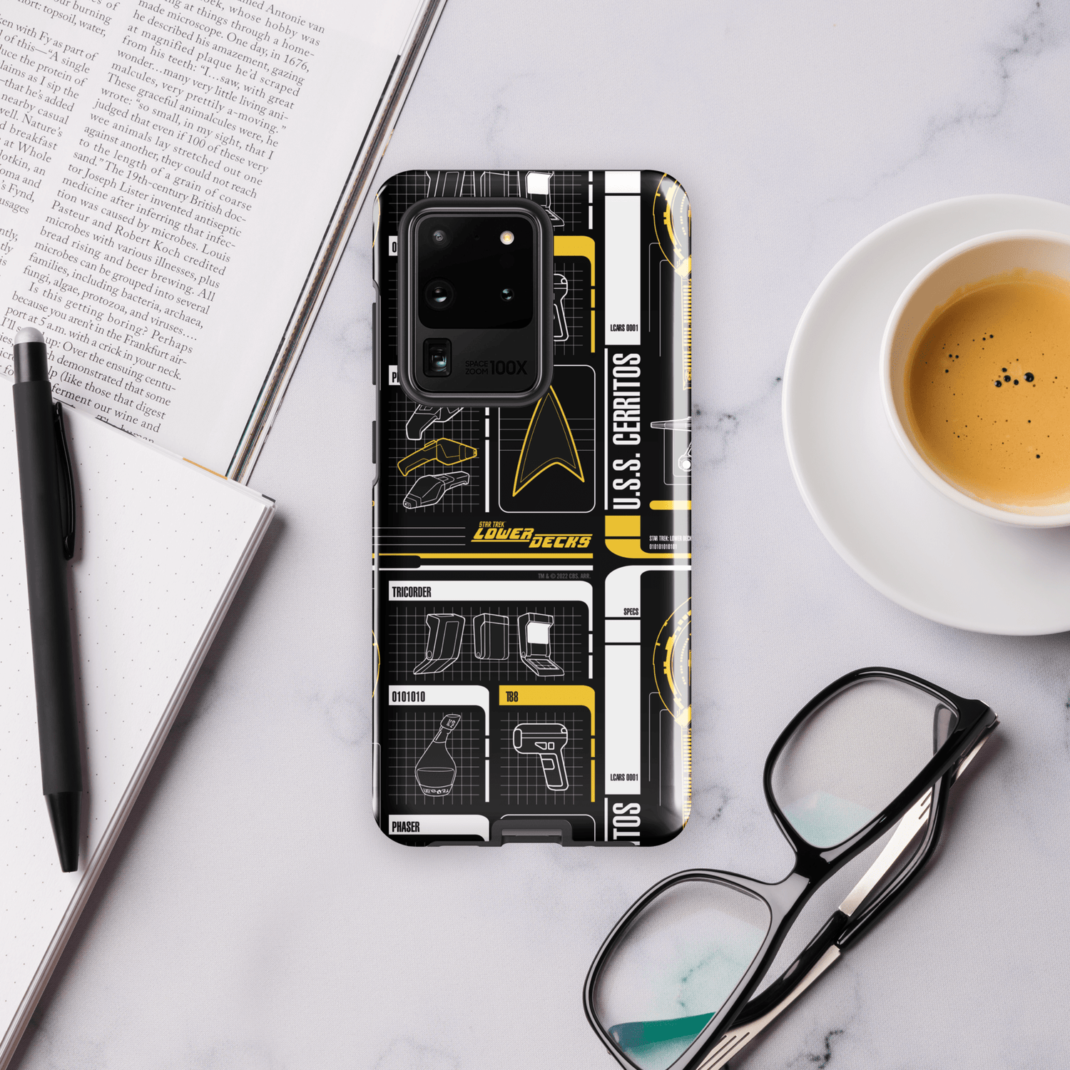 Star Trek: Lower Decks U.S.S Cerritos Pattern Tough Phone Case - Samsung - Paramount Shop