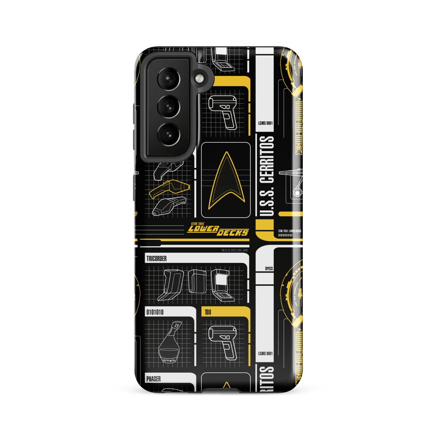 Star Trek: Lower Decks U.S.S Cerritos Pattern Tough Phone Case - Samsung - Paramount Shop