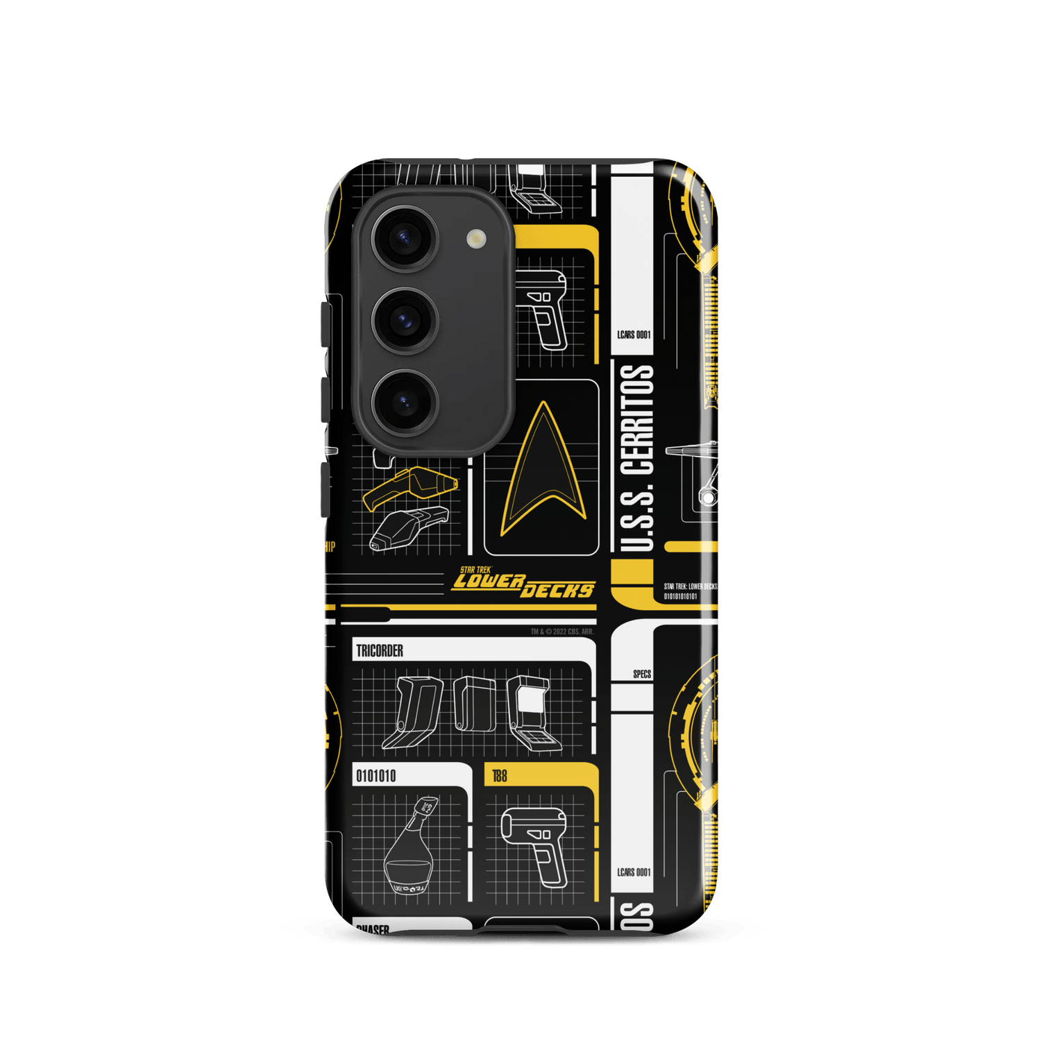 Star Trek: Lower Decks U.S.S Cerritos Pattern Tough Phone Case - Samsung - Paramount Shop