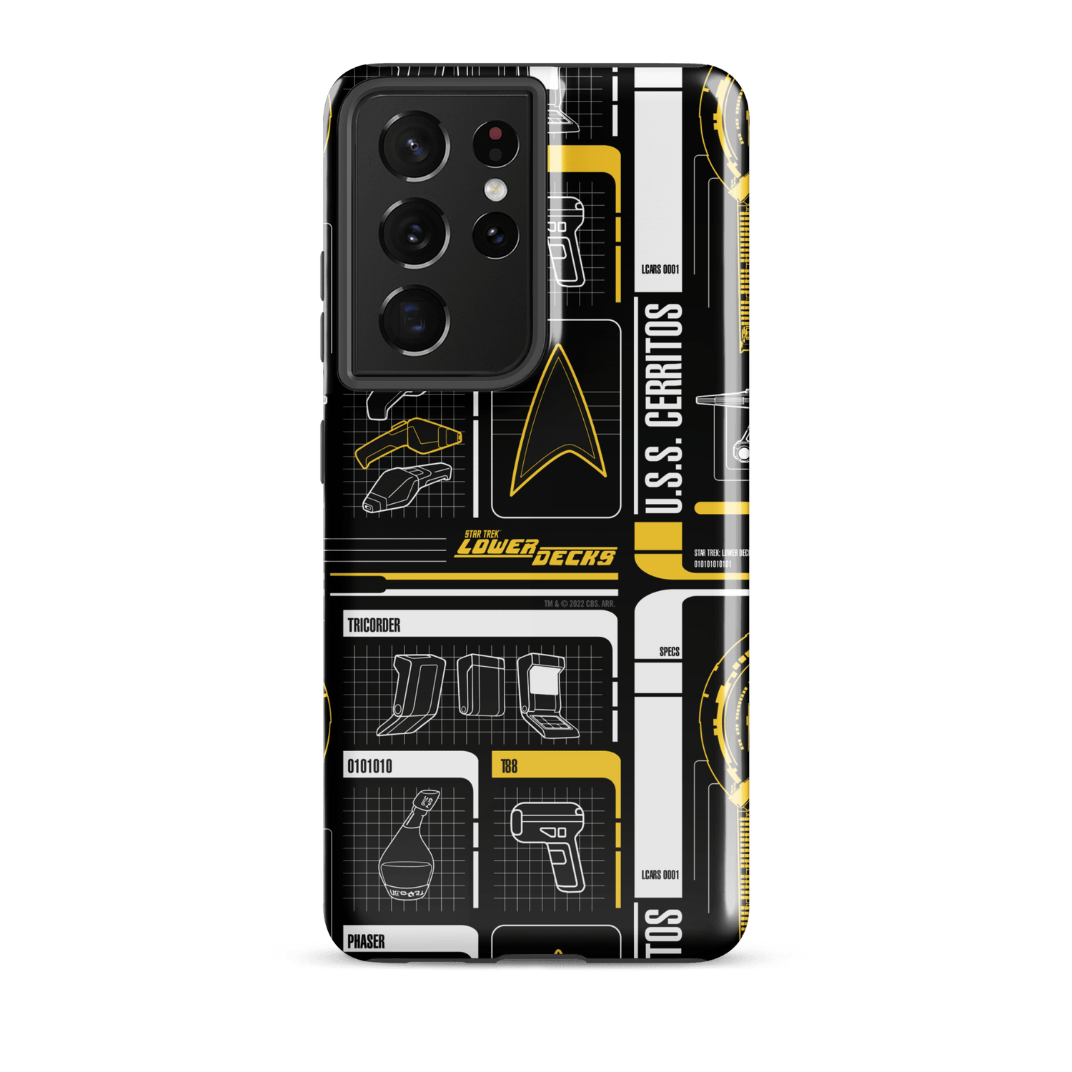 Star Trek: Lower Decks U.S.S Cerritos Pattern Tough Phone Case - Samsung - Paramount Shop