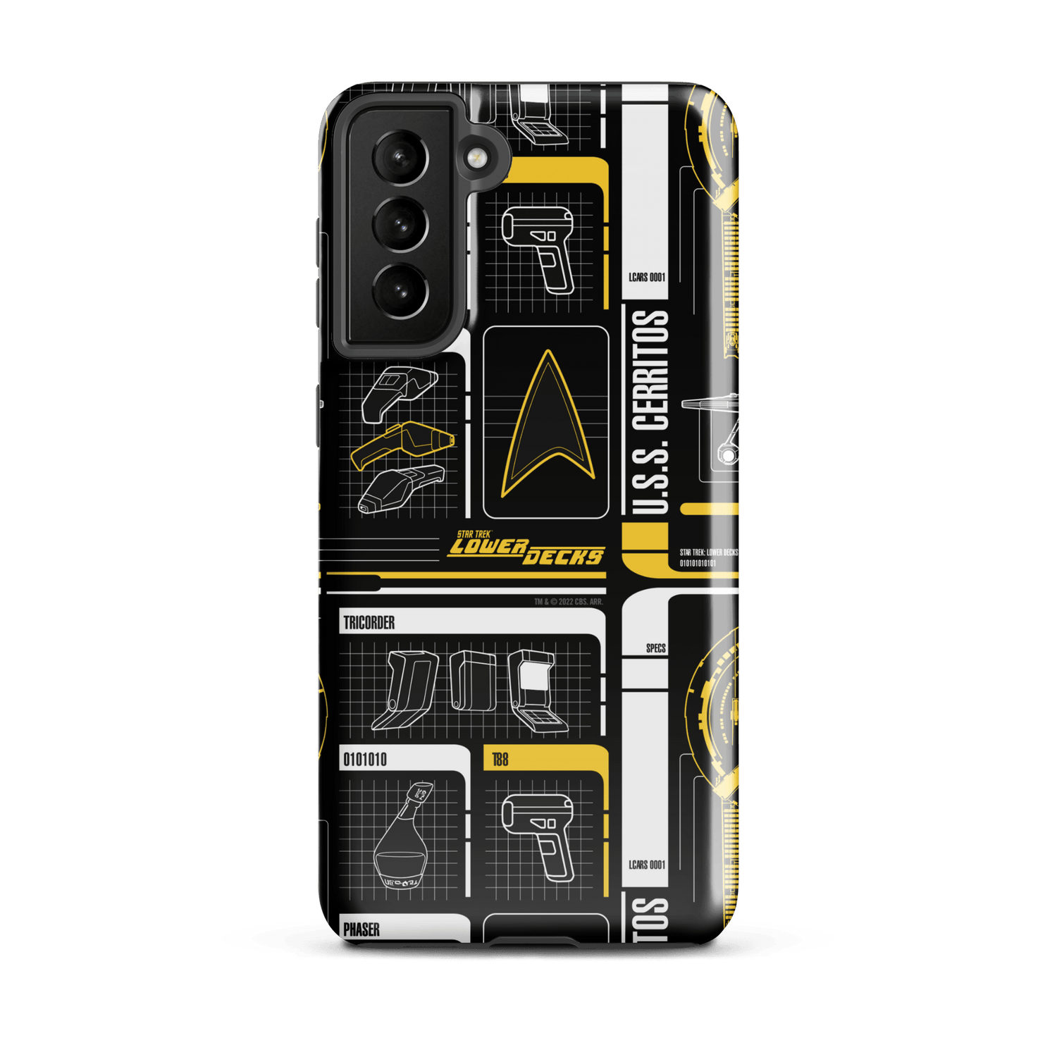 Star Trek: Lower Decks U.S.S Cerritos Pattern Tough Phone Case - Samsung - Paramount Shop