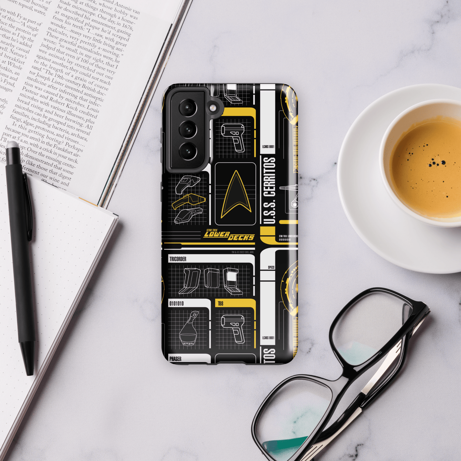 Star Trek: Lower Decks U.S.S Cerritos Pattern Tough Phone Case - Samsung - Paramount Shop