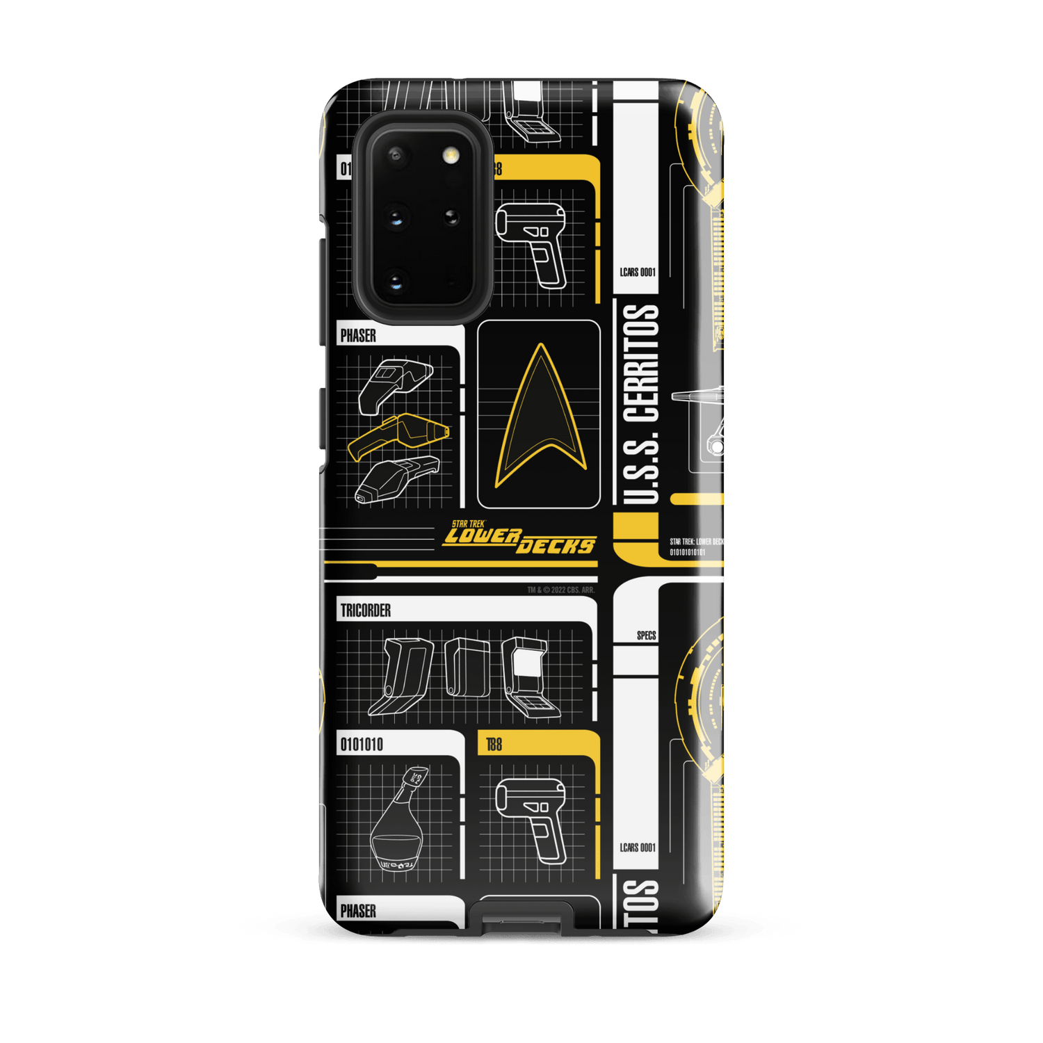 Star Trek: Lower Decks U.S.S Cerritos Pattern Tough Phone Case - Samsung - Paramount Shop