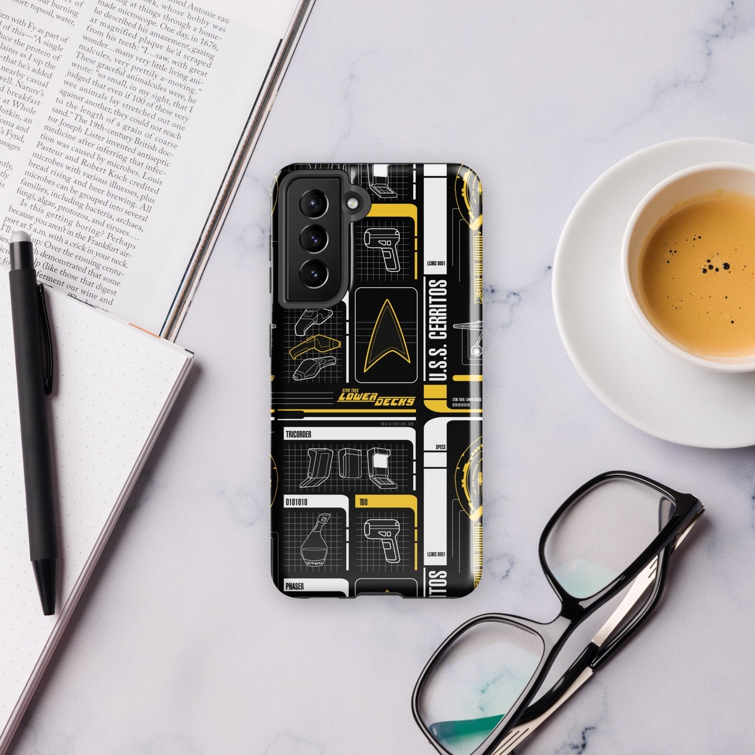 Star Trek: Lower Decks U.S.S Cerritos Pattern Tough Phone Case - Samsung - Paramount Shop