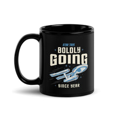 Star Trek Mug Boldly Going Since Personalized Year - 11 oz