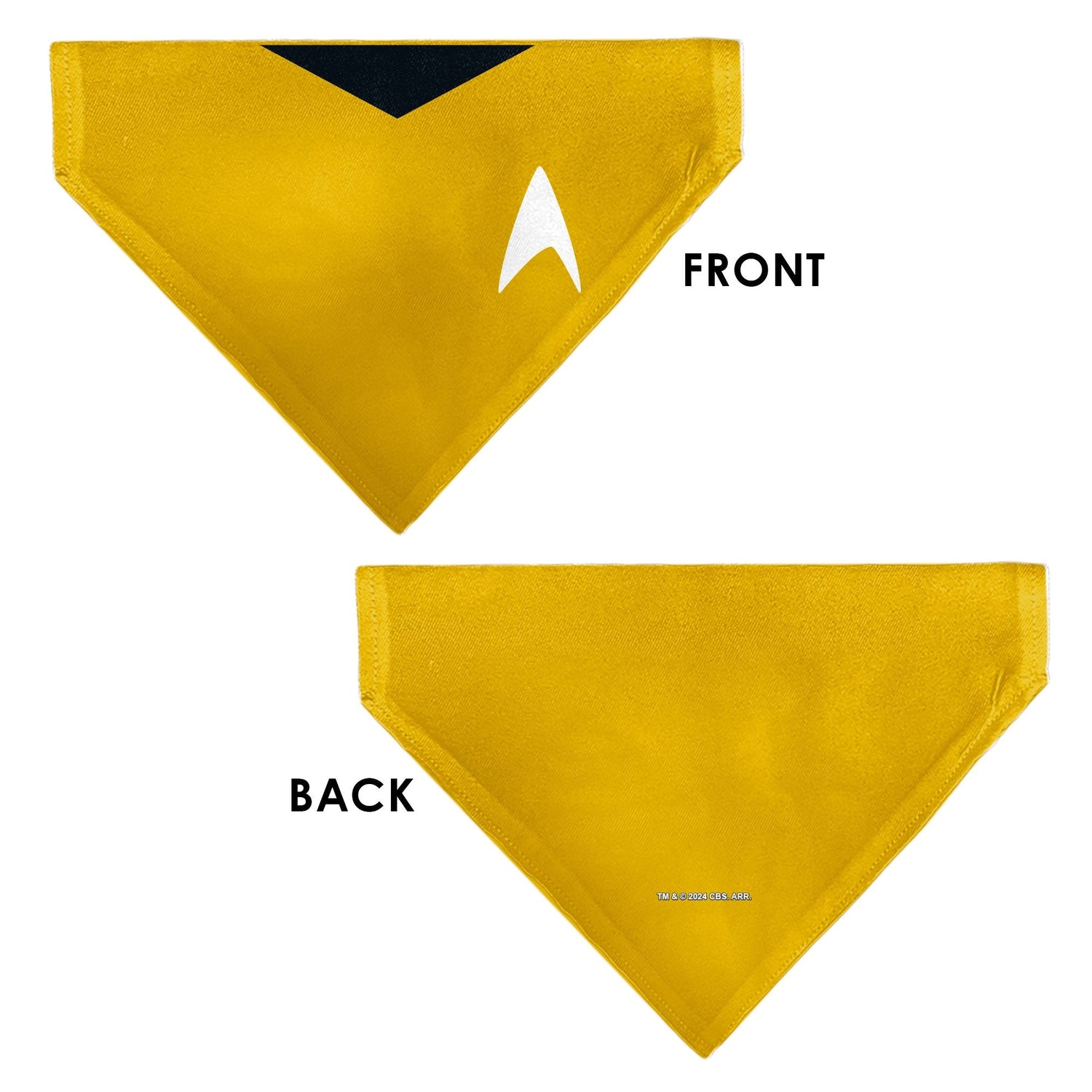 Star Trek Original Series Gold Command Uniform Pet Bandana - Paramount Shop