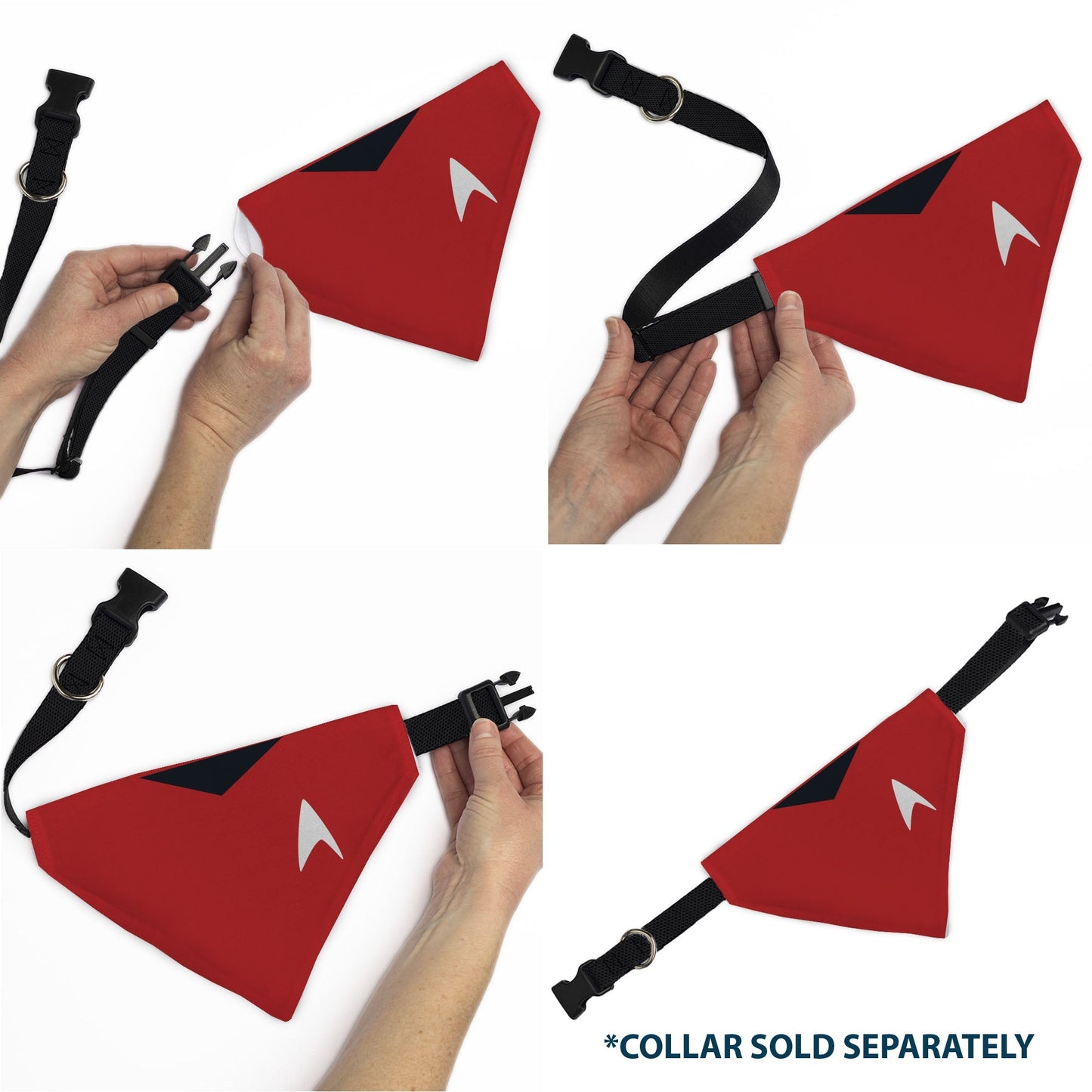 Star Trek Original Series Red Uniform Engineering Pet Bandana - Paramount Shop