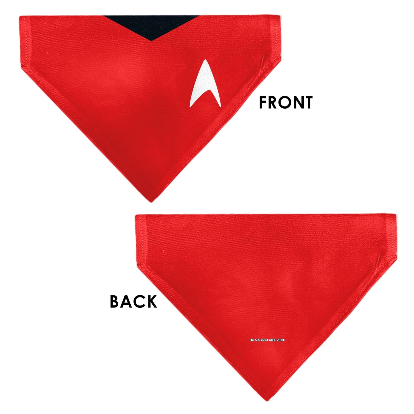 Star Trek Original Series Red Uniform Engineering Pet Bandana - Paramount Shop