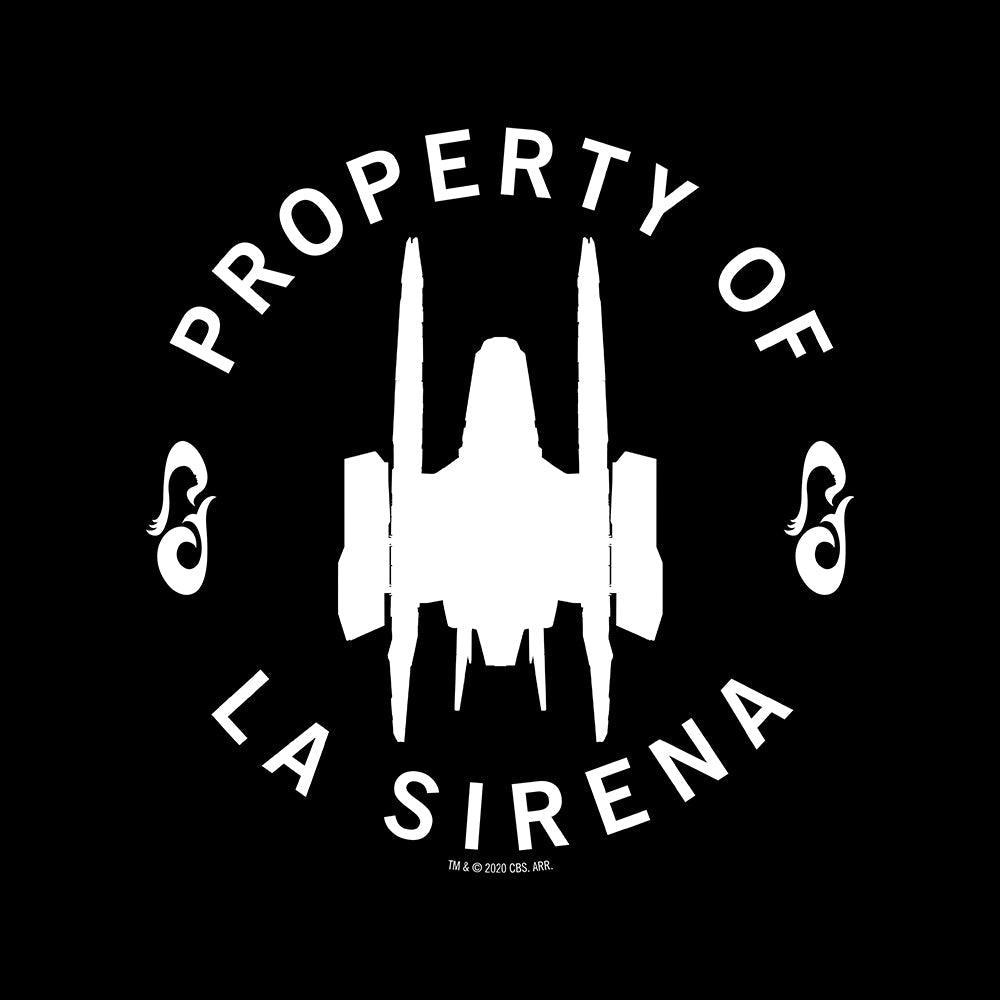 Star Trek: Picard Property of La Sirena Adult Short Sleeve T - Shirt - Paramount Shop