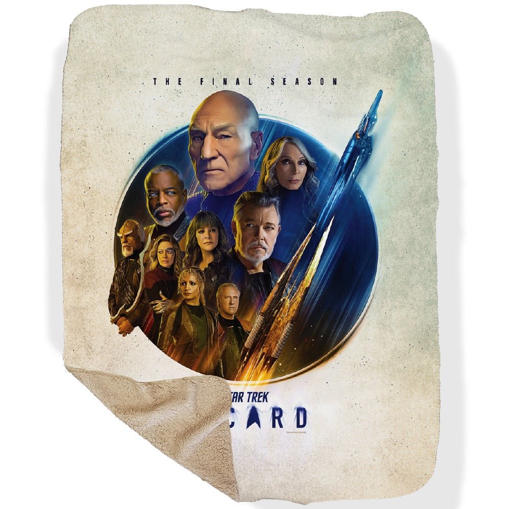 Star Trek: Picard Season 3 Cast Sherpa Blanket - Paramount Shop