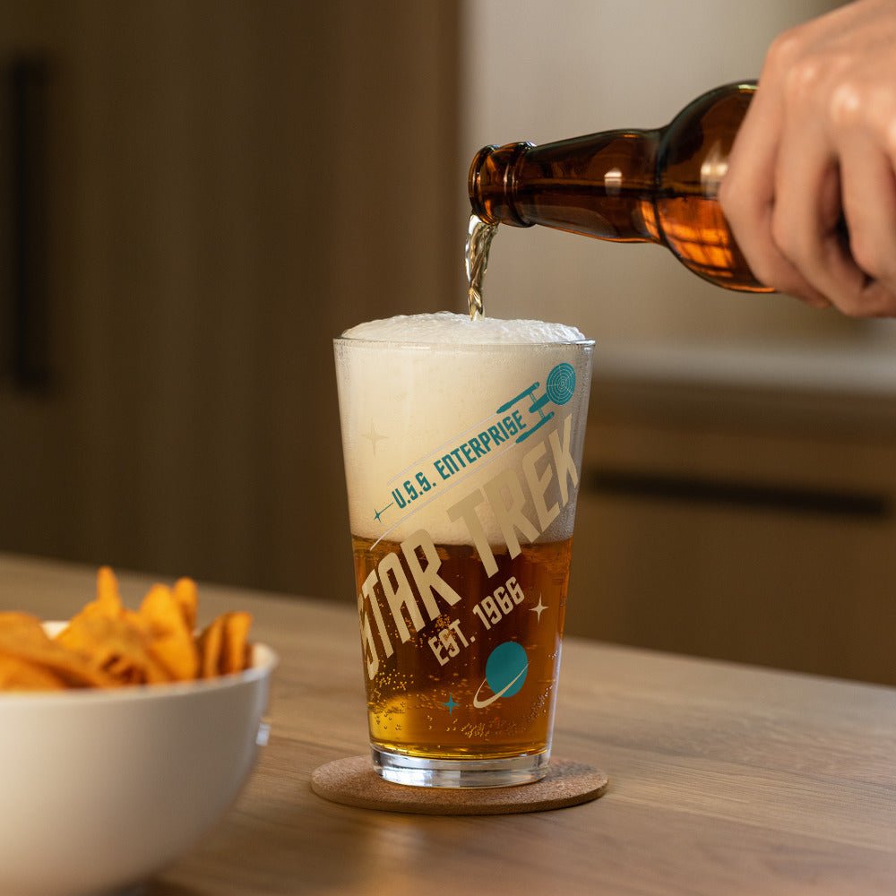 Star Trek Pint Glass Est. 1966 - Paramount Shop
