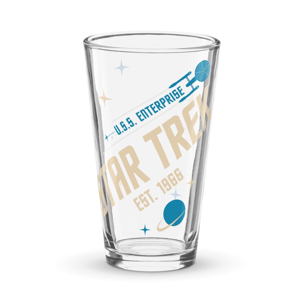 Star Trek Pint Glass Est. 1966 - Paramount Shop