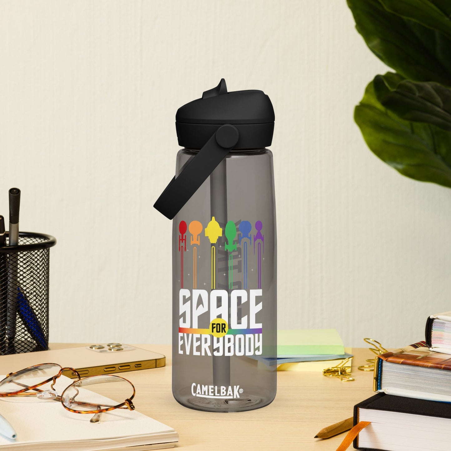 Star Trek Pride Space for Everybody Camelbak Water Bottle - Paramount Shop