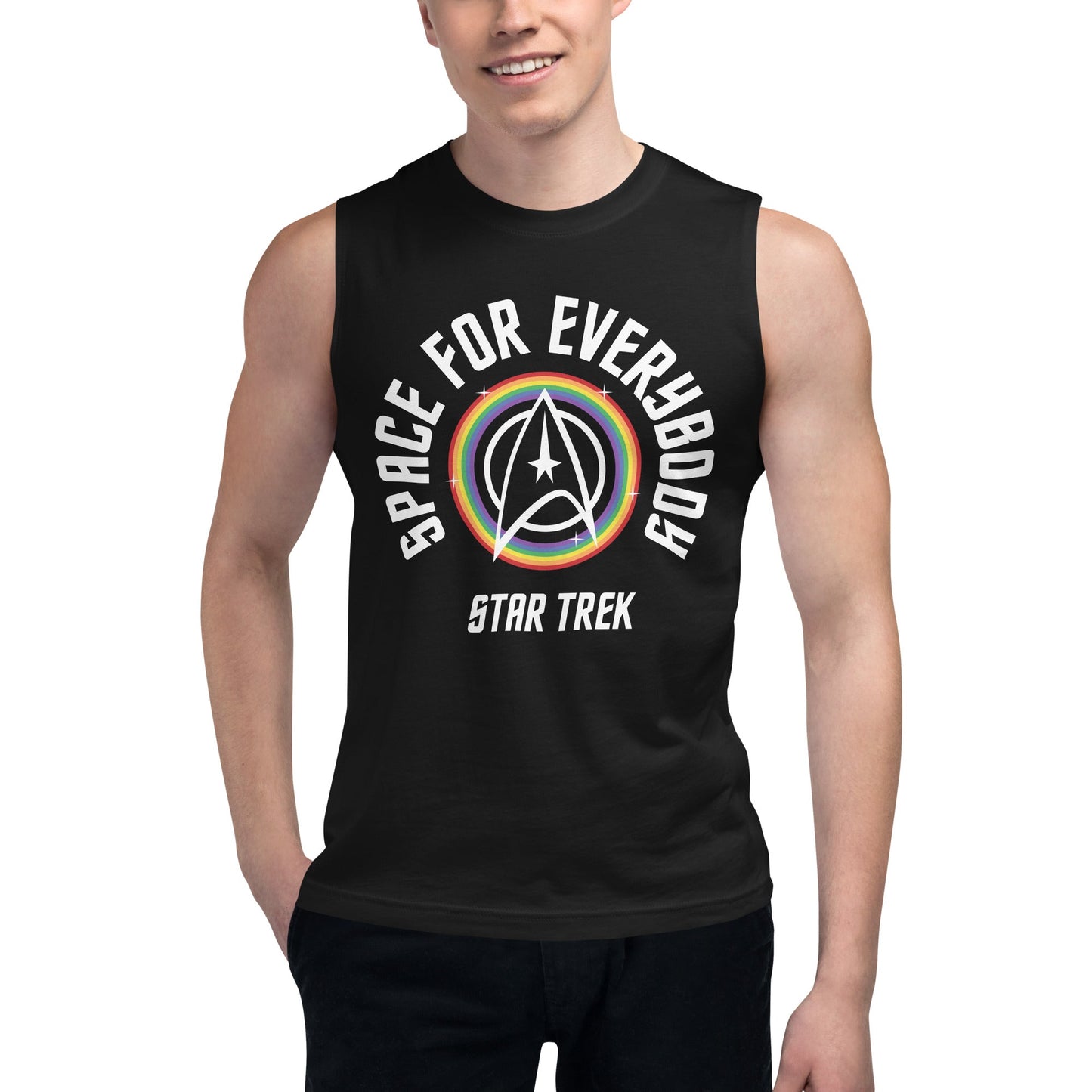 Star Trek Pride Space for Everybody Muscle Tank Top - Paramount Shop