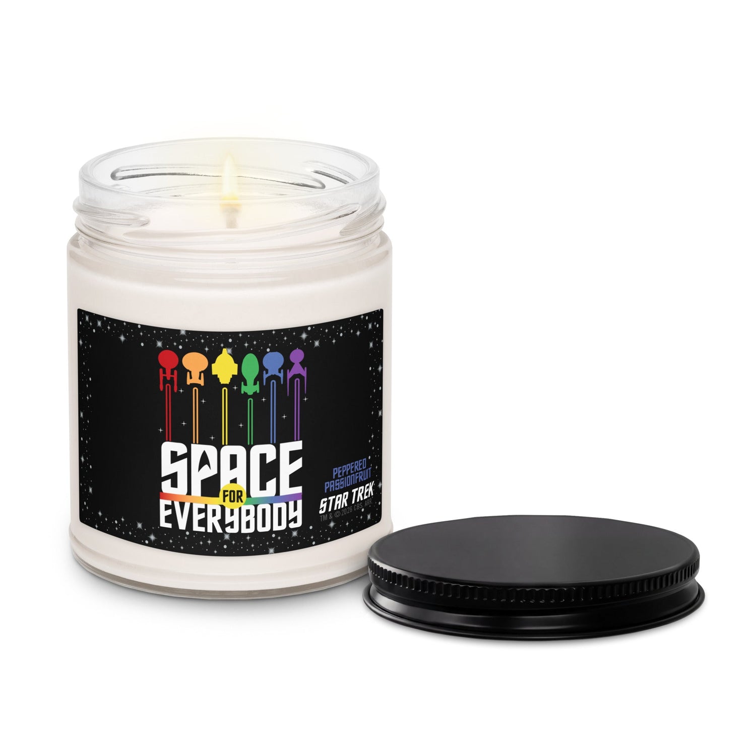 Star Trek Pride Space for Everybody Scented Soy Candle - Paramount Shop