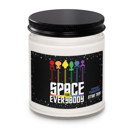Star Trek Pride Space for Everybody Scented Soy Candle - Paramount Shop