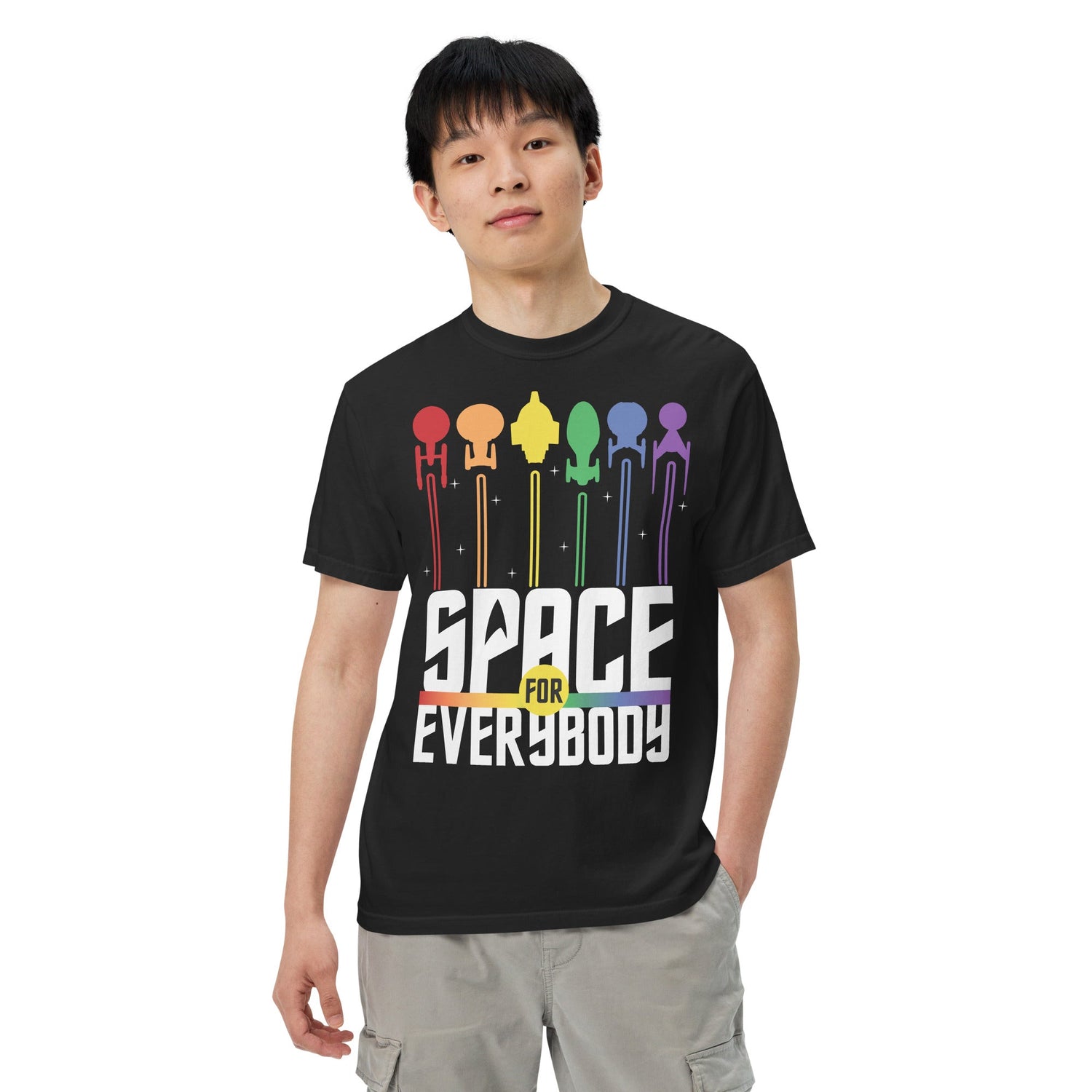 Star Trek Pride Space for Everybody T-Shirt Comfort Colors - Paramount Shop
