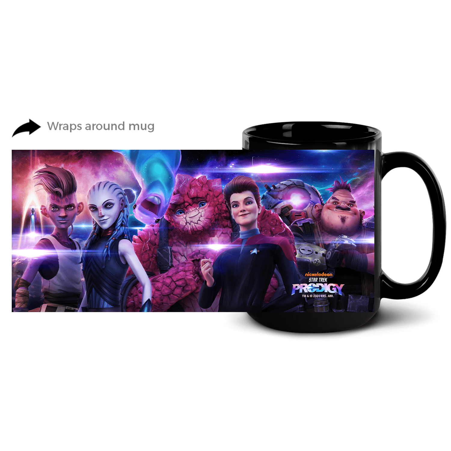 Star Trek: Prodigy Key Art 2 Black Mug - Paramount Shop