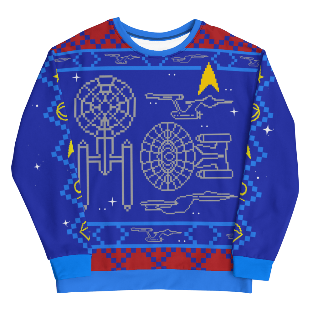 Star Trek Schemantics Holiday Unisex Crew Neck Sweatshirt - Paramount Shop