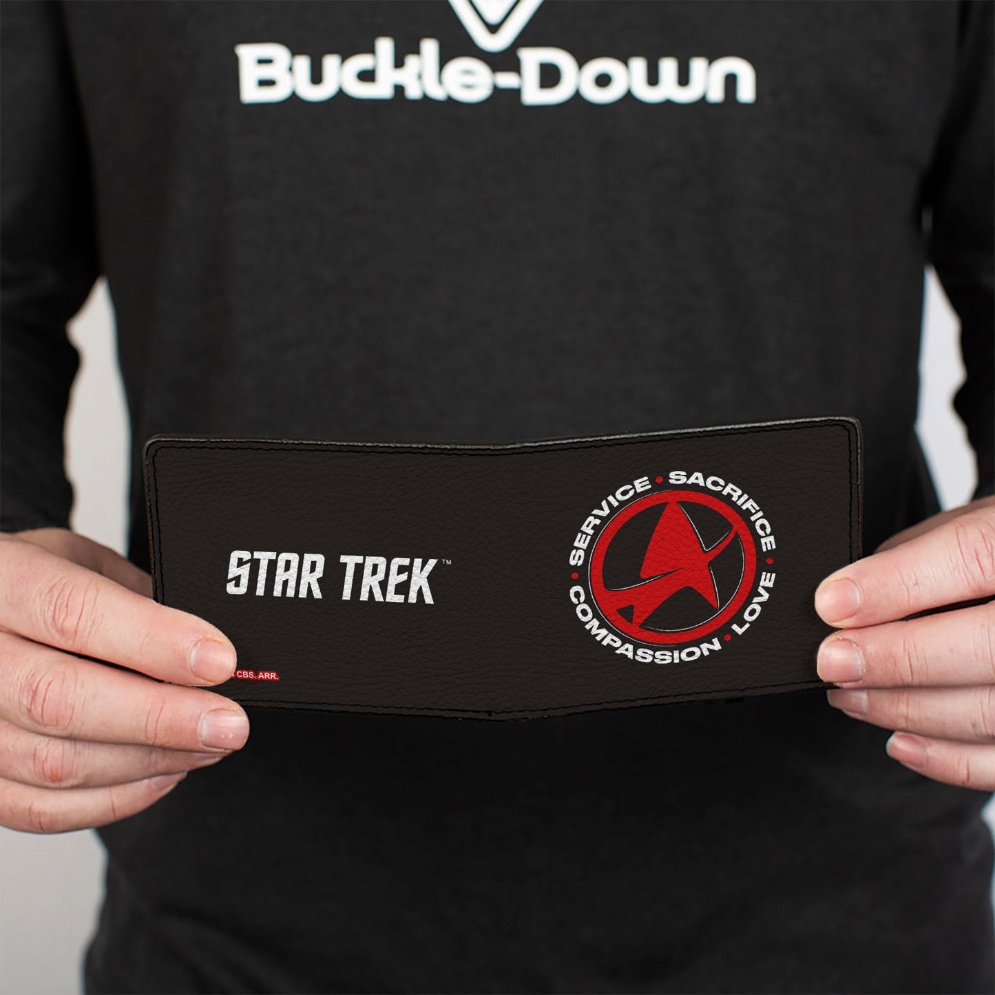 Star Trek Service Sacrifice Badge Icon Bi - Fold Wallet - Paramount Shop