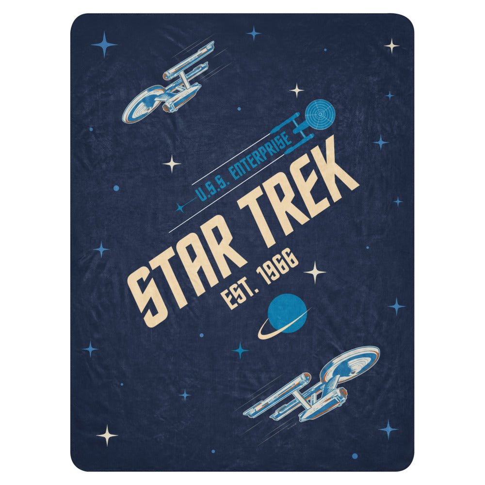 Star Trek Sherpa Blanket Est. 1966 - Paramount Shop