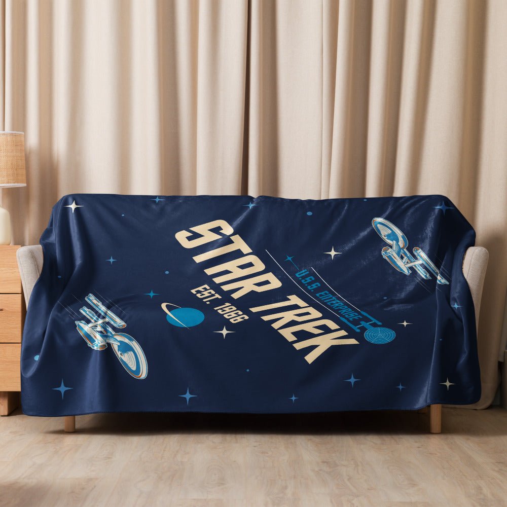Star Trek Sherpa Blanket Est. 1966 - Paramount Shop