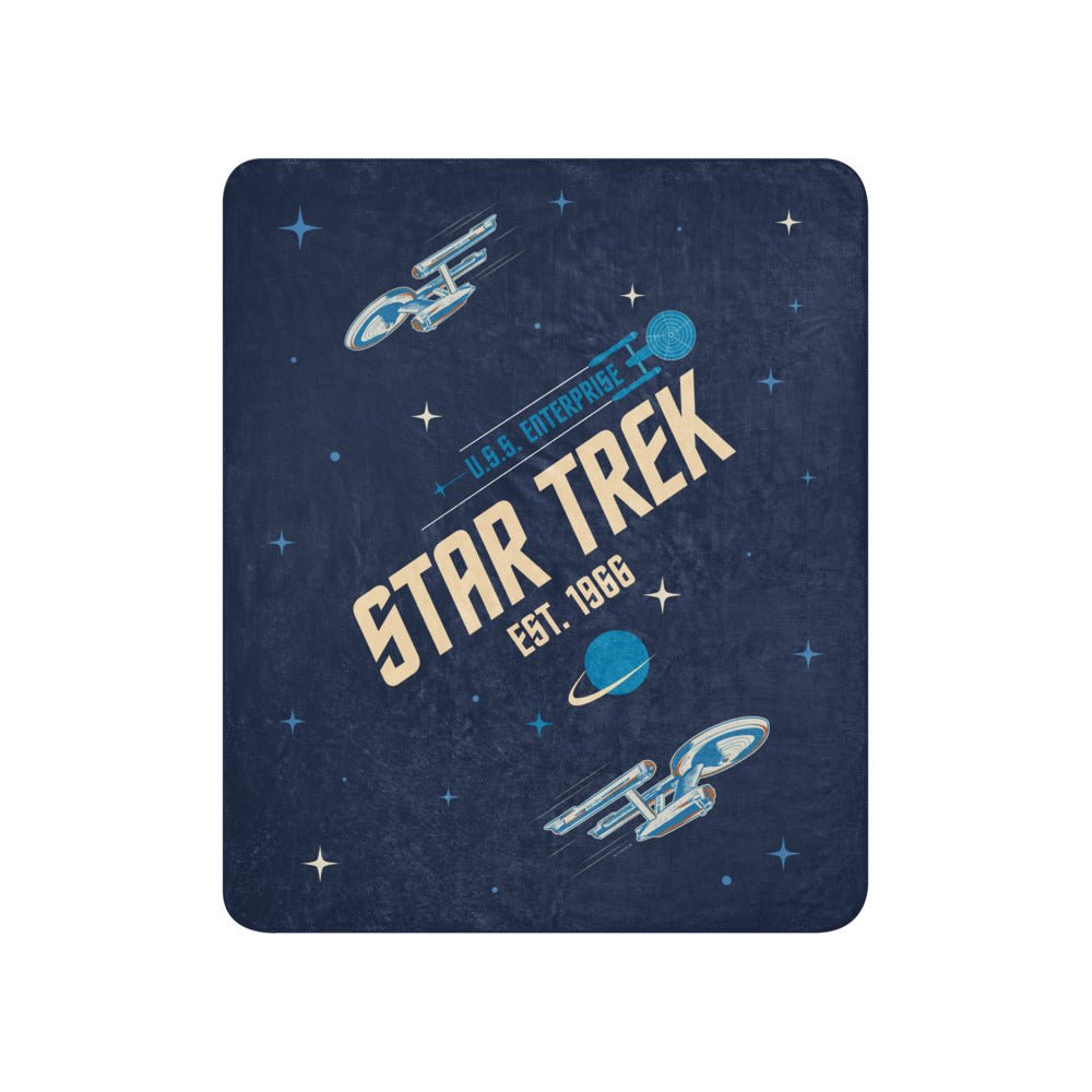 Star Trek Sherpa Blanket Est. 1966 - Paramount Shop