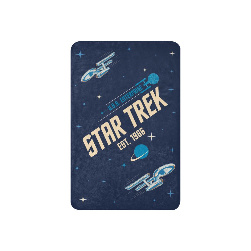 Star Trek Sherpa Blanket Est. 1966 - Paramount Shop