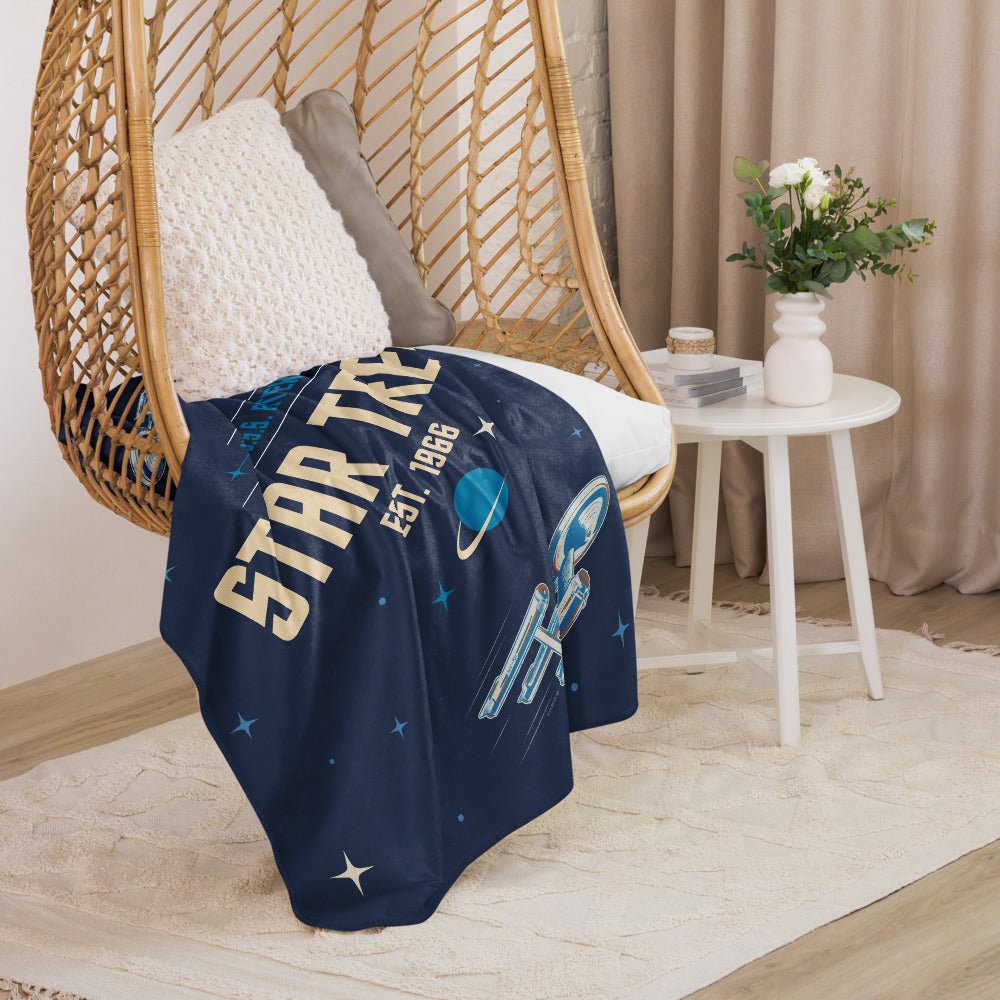 Star Trek Sherpa Blanket Est. 1966 - Paramount Shop